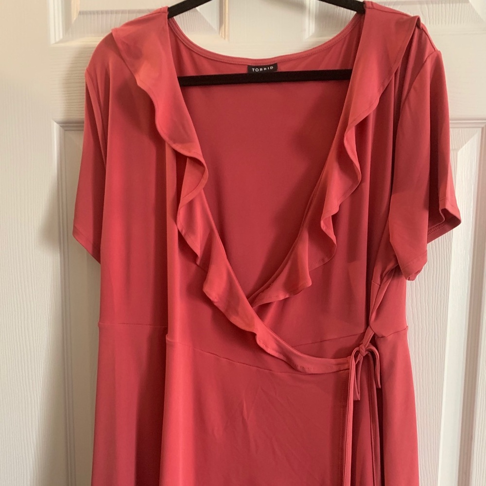Torrid faux wrap too